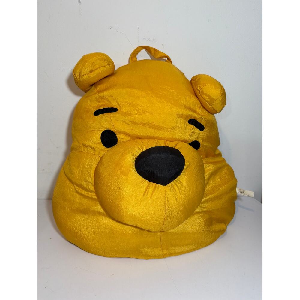 Disney Winnie Pooh Head Face Puffalump Hanging Pillow Plush Play by Play Nylon